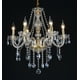 thumbnail image 2 of Candil de Techo Cristal Cortado D'Gala Iluminación DG9018 Dorado de 6 Luces, 2 of 6