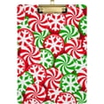 thumbnail image 2 of FMSHPON Christmas Xmas Green Red Candy Clipboard Hardboard Wood Nursing Clip Board and Pull for Standard A4 Letter 13x9 inches, 2 of 5