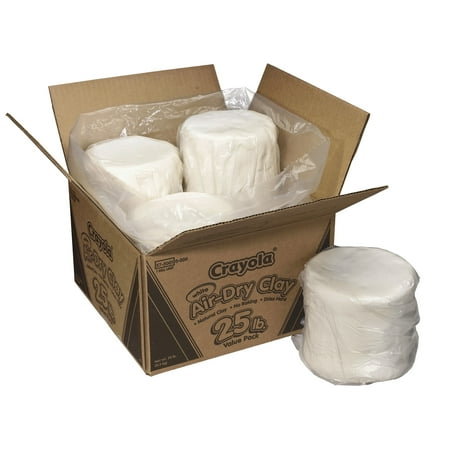 Crayola® Air-Dry Clay, 25 lb. Box, White