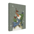 thumbnail image 2 of Trademark Fine Art 'Snowman With Birds' Canvas Art by Margaret Wilson, 2 of 3