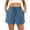Navy, variant on Women's Shorts Solid Color Drawstring Yoga Sport Shorts(Olive Green,XL)