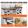 thumbnail image 6 of VEVOR Hall Tree Entryway Bench, LED Coat Rack with Shoe Storage, 59" Wide Mudroom bench with Storage and Seating, Adjustable Shelves and 12 Hanging Hooks, for Mudroom, Entryway, Hallway, 6 of 9