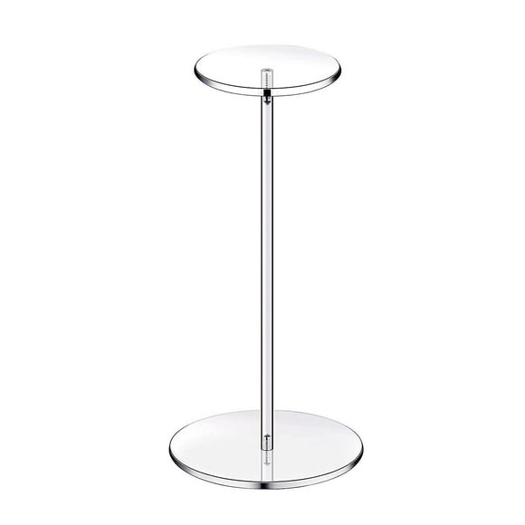 Waterproof Wig Display Stand Elegant All Match Transparent Cap Storage Shelf With Stable Base Home Decor