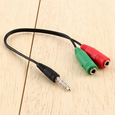 Cable Audio Conversor Adaptador Jack Estéreo 3,5mm Divisor de Auriculares