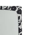 thumbnail image 2 of Ambesonne Black White Fitted Sheet, Gardening Flowers, Queen Size, Dark Navy Blue White, 2 of 2