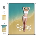 thumbnail image 2 of Outdoor Floor Mat Outdoor Portable Floor Mat Extra Large Foldable Printed Picnic Mat Watertight Non-Stick Sand Beach Mat Picnic Mats Outdoor Extra Large,Floor Mats For,Sand Mats for Beach, 2 of 6