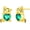 May, variant on Tiger Earrings for Women 925 Sterling Silver Tiger Holding Heart Cut Birthstone Stud Earrings