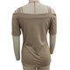 thumbnail image 1 of Camiseta Con Hombros frhos para Mujer, parte frontal suelta y transpirable para uso diario casual, 1 of 3