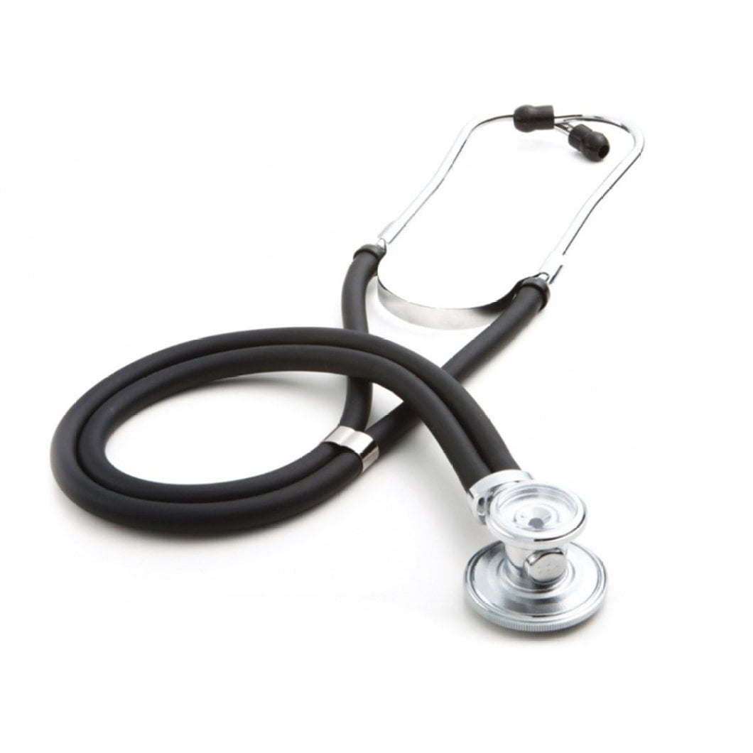 Premium Black Stethoscopes Double Tube Adult and Pediatric Stethoscope Ideal Gift for EMT