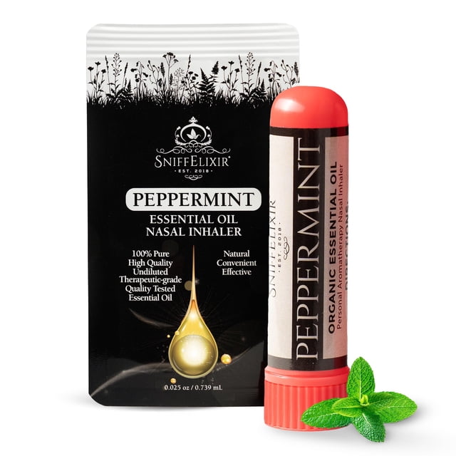 Inhalador nasal en barra SnifFelixir para aromaterapia con menta