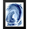 thumbnail image 2 of Hewitt, L. 12x14 Black Modern Framed Museum Art Print Titled - Blue Swirl I, 2 of 5