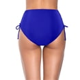 thumbnail image 5 of Women's Swimsuit Bottoms High Waist Vintage Basic Full Coverage Bikini Briefs for Swimming Beach,Royal Blue,M, 5 of 5
