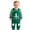 Green, variant on Tiijoy Boys St. Patrick's Day Stripe Long Sleeve Romper Overalls Outfits, Sizes 6-12M