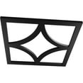 thumbnail image 2 of 20"OD x 12 3/4"ID x 1/2"P Statesman Architectural Grade PVC Pierced Ceiling Medallion, Black, 2 of 10