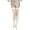 Red, variant on Women's - Lace Top Fishnet Thigh Hi - One Size / White
