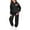 Black, variant on Kids Tracksuit Athletic Sweatsuits Sets 2PC Six Seven Pullover Hoodie Sweatshirt Jogger Set Winter Clothes 6-7 Years Girls Outfits