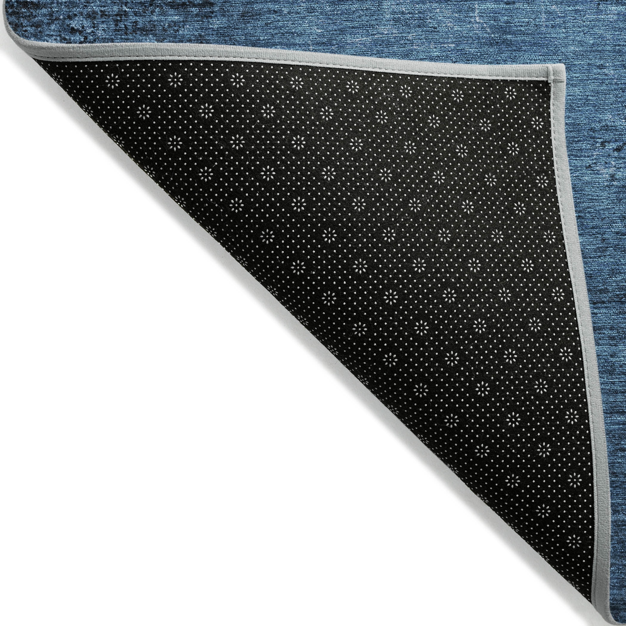 Addison Rugs Chantille Indoor/Outdoor Transitional Organic Navy Washable Rectangle Rug, 2'6" x 3'10"
