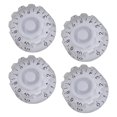 thumbnail image 2 of Perillas de timbre de volumen Yuyangstore 4 piezas bajo duradero blanco, 2 of 8