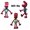 Open Mouth 30cm, variant on Boxy Boo Plush Bobbi New Monster Doll Plush Toy Doll Plush Doll