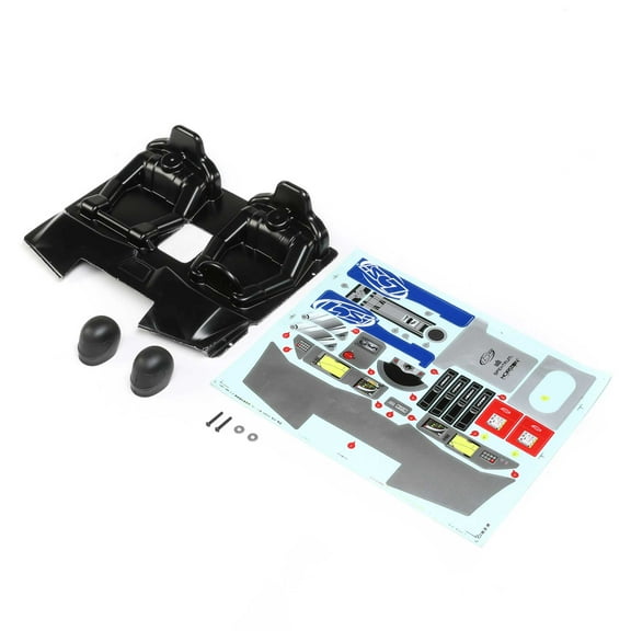 Losi Interior Set w/Helmets Clear SBR 2.0 LOS250047 Car/Truck  Bodies wings & Decals