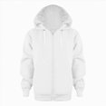 thumbnail image 4 of Staki Kids Heavyweight Zip Up Hoodie Jacket Premium Kangaroo Pocket Long Sleeve Durable Everyday Sweater 3-12Y(White,7-8 Years), 4 of 5