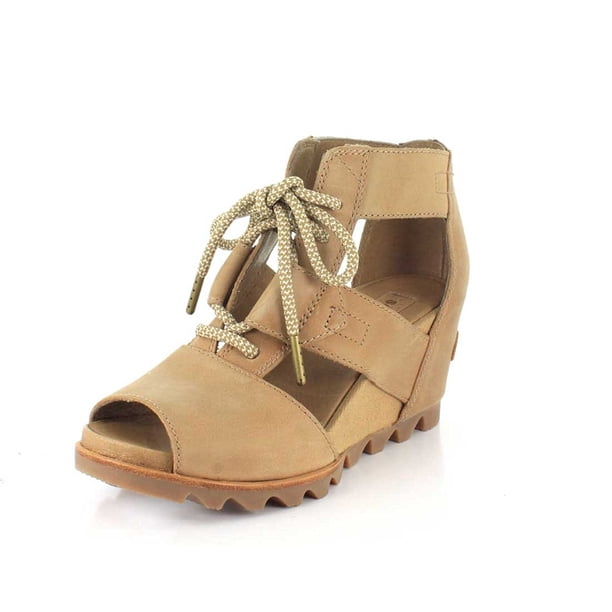 sorel leather platform sandals