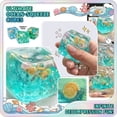 thumbnail image 4 of 3D Cartoon Figurine Decompression Gifts, Simulation Squeeze Vent Gifts Unlimited Stress Relief Sensory Fidget Gifts for Adults Anxiety Relief and Desk Decor at Home Office, 1.77*1.77*1.77 Inch, Blue, 4 of 7