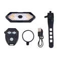 thumbnail image 2 of Bike Tail Light, Bike Tail Light with Turn Signals Wireless Remote Control Bicycle Rear Light Back Usb Rechargeable Bright Cycling Taillight, 2 of 9