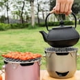 thumbnail image 5 of Outdoor Grill, Stainless Steel with Durable Grill Grate for Backyard, RV, Green, 5 of 5