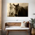 thumbnail image 3 of Elephant Stock Sepia Horses Wall Art - Horizontal Canvas Wall Art - Living Room Wall Decor - Animal Canvas - Black And Gray Decor - 48" x 32", 3 of 8