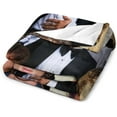thumbnail image 3 of Handsome #2 Jeremy Allen White Blanket Throw Blankets Ultra Soft Flannel Lightweight Throws for Couch, Bed, All Seasons Use 40""*50"" （100 * 130cm）, Style-5, 3 of 6