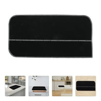 HEATSHAKING Party Silverware Holder Black For Outdoor Picnics 2Pcs 19.6X9.4X0.08In