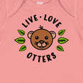 thumbnail image 4 of Inktastic Live Love Otters Boys or Girls Baby Bodysuit, 4 of 5