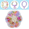 thumbnail image 4 of jifeng 2xHandmade Bead Set Loose Spacer Beads for Necklace Jewelry Making Girl Toy Clear Color , Clear Color, 4 Pcs, 4 of 9