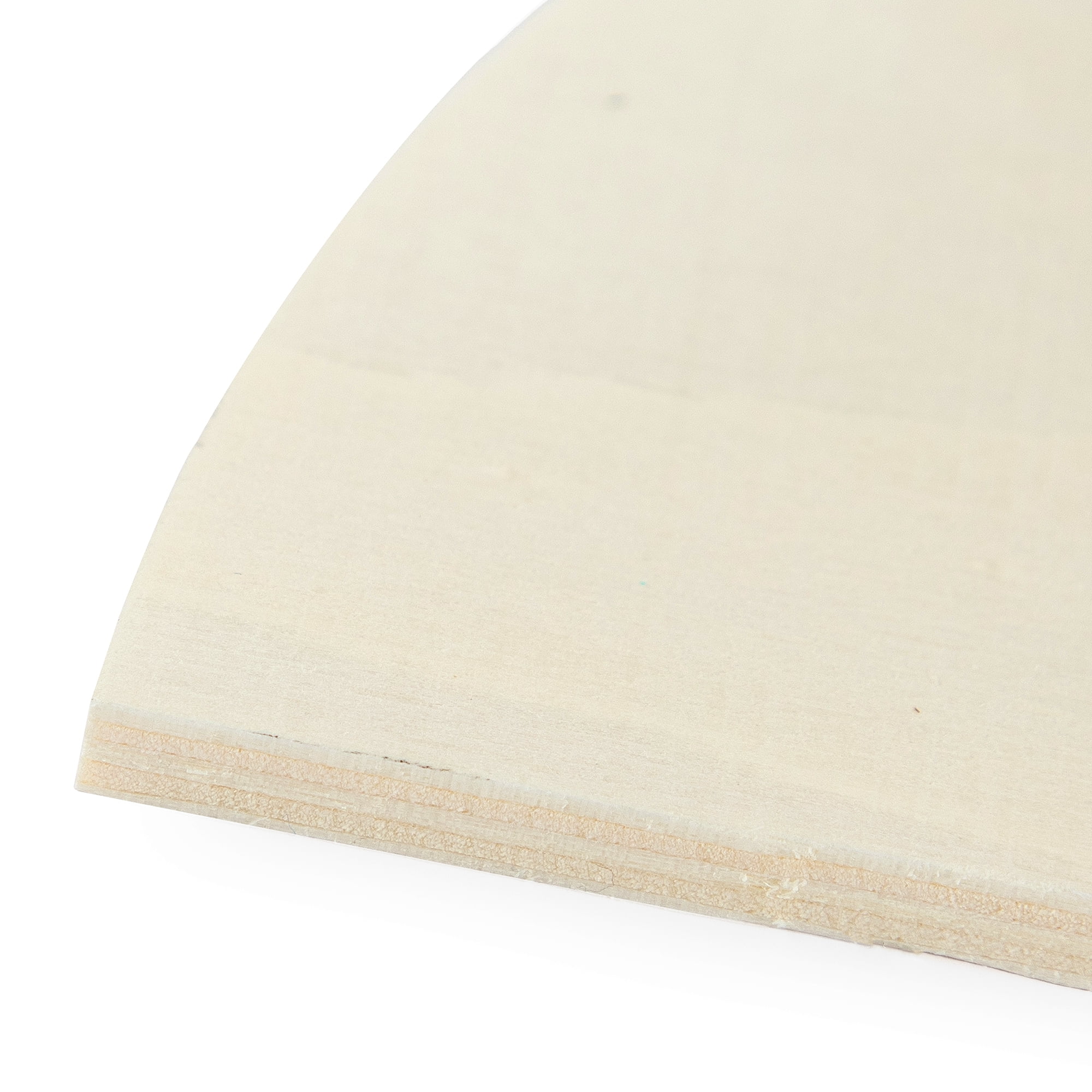 Hello Hobby 12" x 6" Half Circle Unfinished Wooden Craft Shape