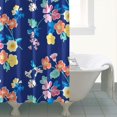 thumbnail image 4 of Pioneer Flower Floral Print Pattern Shower Curtain 84"x72" ,Bathroom Decorative Shower Curtains Set with 12 Hooks,Modern Waterproof Washable Shower Curtain, 4 of 6