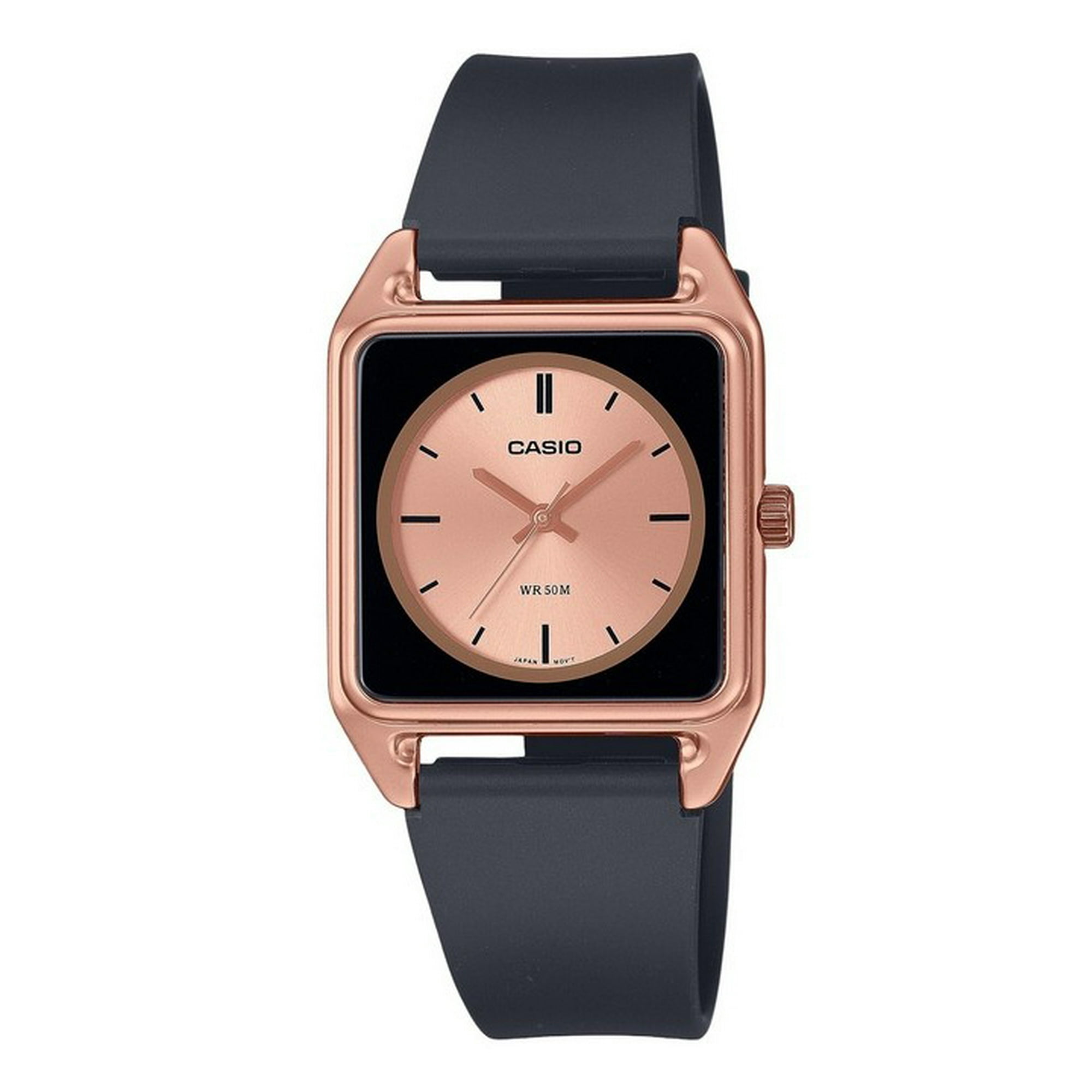Casio Standard Analog Resin Strap Rose Gold Dial Quartz MTP B170 5EV Men s Watch Walmart