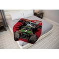 thumbnail image 4 of Kids Plush Throw Blanket – Soft & Cozy Fleece Throw for Bedroom & Couch Décor, Official Licensed Product, Red - Monster Jam, 46x60 - Throw Blanket, 4 of 4