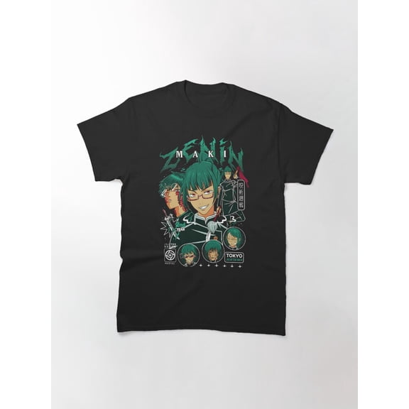 Jujutsu Kaisen Maki Zenin T-Shirt Sizes S-5Xl GooGate