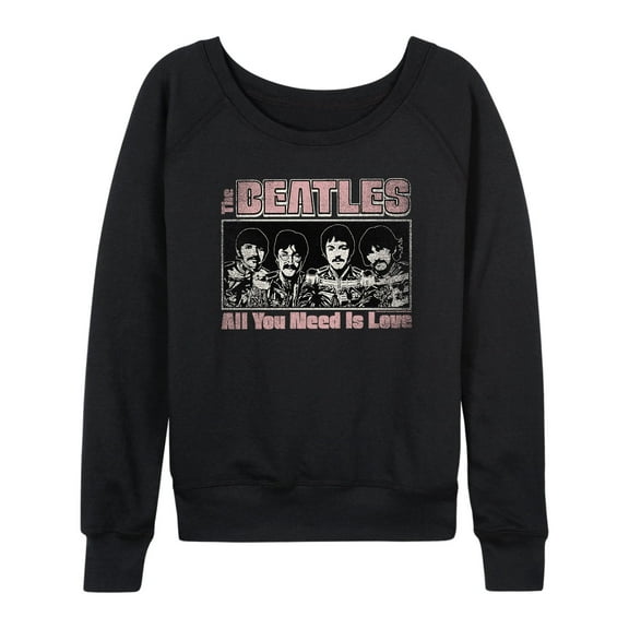 The Beatles - All You Need Is Love - Women's French Terry Long Sleeve Shirt