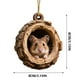 thumbnail image 3 of Adorno Navideño Colgante de Acrílico con Estampado de Animales Navideños | Regalo Ideal para Familiares y Compañeros de Trabajo | Impresión a Doble Cara | Material Acrílico Resistente | 8 X 8 Cm | Re, 3 of 7