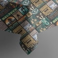 thumbnail image 5 of Multicolor Bigfoot and Text Pattern Square Tablecloth,Waterproof Square Table Cover,Wipeable Spillproof Washable Table Cover for Home Kitchen Party Decor 42"X42"(107x107cm), 5 of 6