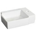 thumbnail image 2 of Imaginations Américaines 16.25-po. W Vessel Set Blanc, 2 of 9