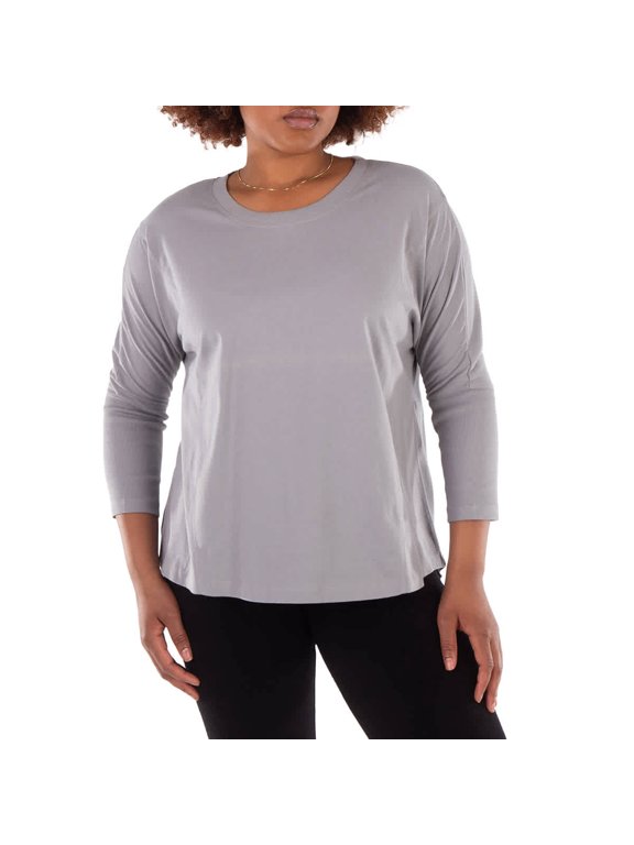 Relaxed Fit Eco-Batwing Tee, Size Medium