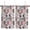 White Blue Magenta, variant on Pink Blue Spring Floral Kitchen Curtains 54 Inch Length, Farmhouse Curtains & Drapes, Vintage Botanical Flower Rod Pocket Window Curtains for Living Room/Bedroom, 42" x 54", 2 Panels