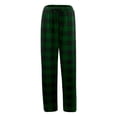 thumbnail image 2 of Biekopu Men's Casual Elastic Waistband Plaid Sleepwear Pants, Lounge Long Pants, 2 of 7