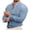 Sky Blue, variant on Men Geometric Print Long Sleeve 4 Way Stretch Wrinkle Free Button Down Dress Shirt, Slim Fit, Formal Office Clothes, Work Casual Business Daily Wear