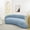 Blue, variant on Semi-Circular Curved Sofa Cover, Stretch Curved Sofa Slipcover Non-Slip Modern Cloud Couch Cover Protector for Restaurant Cafe Bar Living Room (Blue,1seat(37-57in))