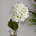 thumbnail image 3 of Hydrangeas Artificial Flowers Bouquet Decoration Bridal Wedding Flower Real Latex Home Artificial Fall (White, One Size), 3 of 4