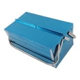 thumbnail image 4 of Caja de almacenamiento de bandeja de capas, caja de almacenamiento de herramientas plegable de 2 capas y 3 bandejas con asa Resultados impresionantes, 4 of 14